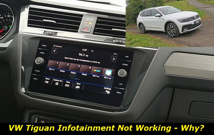 vw tiguan infotainment not working